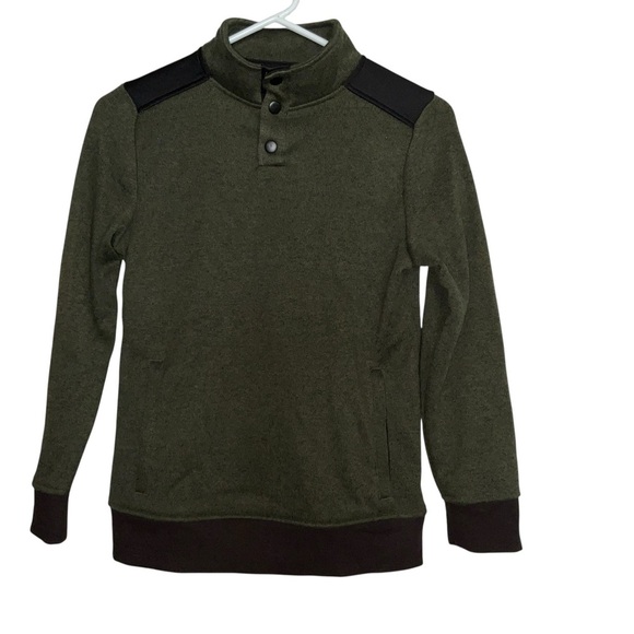 Urban Pipeline Men’s Snap Collar Sweater – Olive Green – Size M – NWT - Picture 1 of 4